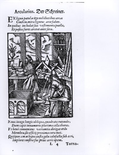 The Woodworker by German School